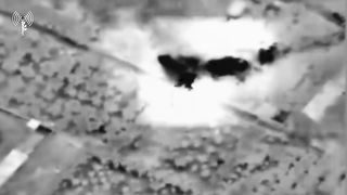 Israel War | Israeli Iron Sting Strikes Hamas Rocket Launchers | Drone Footage | RCF