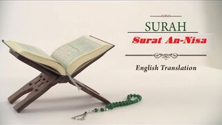 Quran: 4. Surat An-Nisa (The Women): Arabic and English translation HD