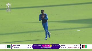 Muhammad Rizwan - Wicket - Pakistan vs Afghanistan, ICC CWC 2023.