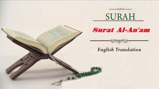 Quran: 6. Surat Al-An'am (The Cattle): Arabic and English translation HD
