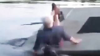 I give him a solid 9 for the backflip
