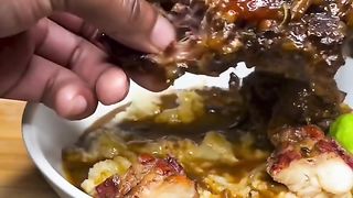 Oxtail and Lobster Mashed Potatoes