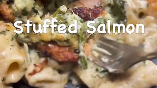 Mouthwatering Stuffed Salmon
