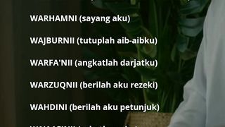 Makna Do'a duduk antara dua sujud