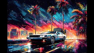 Synthwave -- Electric Mixtape -- For Study, Relax