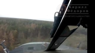 Russia | Russian Ka-52 Helicopters Attack Enemy Positions with Unguided Rockets | RCF
