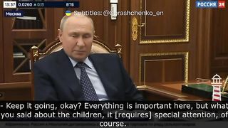 Russia | Putin's Instructions for Children of Special Military Operation Participants in Ka | RCF