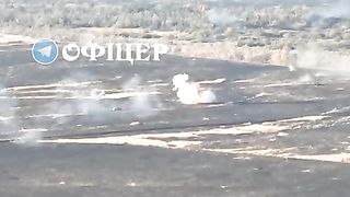 Ukraine Russia War | Direct Hit on Russian Tank Firing at a Target by the 1st Tank Brigade | RCF