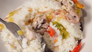 Indonesia food "garam asam ayam"