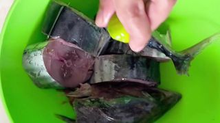 Indonesia food "sambal balado ikan tongkol"