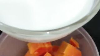 how to make papaya shake . #papayashake #cook #cooking