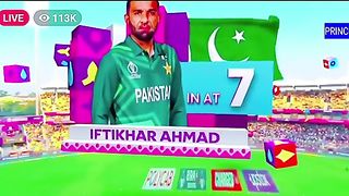 Great hitting by chacha iftikhar