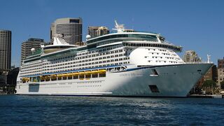 Voyager Of The Seas Drone View