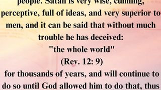Satan,the way he works today 1
