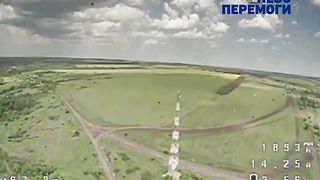 Ukraine Russia War | Ukrainian FPV Drone Hits Russian EW Tower | RCF