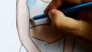 Girl blue