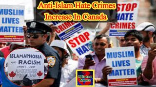 Anti  hate crimes have increased in Canada 1000%