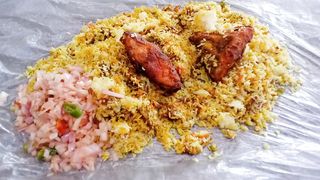Today i ate tasty fish biryani ????
