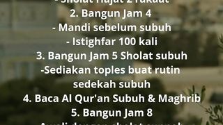 21 hari lakukan ini, insyaallah hidup lebih lebih tenang