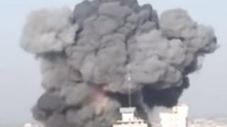 Israel War | Large Explosions Rock Downtown Gaza | IDF Strikes | RCF