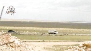 Syrian Civil War | Ambush of Syrian Army Column in Hama - April 2013 | RCF