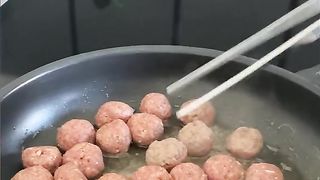 Eggplant with Meat balls
