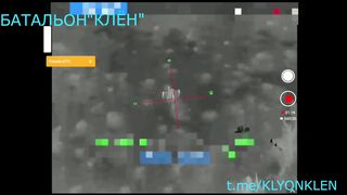 Russia | Russian DJI Mavic 3 Thermal Rams Ukrainian "Baba Yaga" UAV in Mid-Air near Verbove | RCF