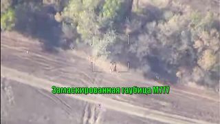 Russia | "Lancet" Missile Destroys an M777 | RCF