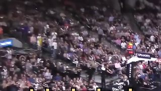 What this girl did shocked the audience at the basketball match