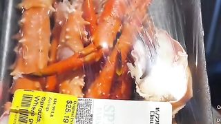 King Crab Legs, Ramen and Garlic and Shallot Butter