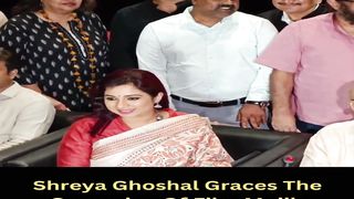 Shreya Ghoshal Graces The Screening Of Film Mujib #shreyaghoshal #mujib #shorts #viral #youtubeshorts #trending #shortvideo #ytshorts