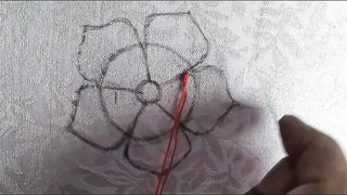 Amazing flower hand embroidery desgin