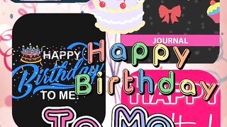 Happy birthday to me whatsapp status video