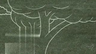 THE GREEN TREE IN HAND DRAWING, #art  #shortvideo #viral