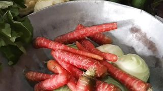 Pakistani vegetables/Cabbage cucumber carrot Capsicum tomato Lemon Green Chilli#vegetables/pak