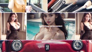 [4K]#ai #aiart #ailookbook "Beauty in The Jungle" ????#lookbook