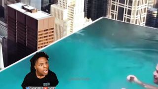 Ishowspeed reaction to Ronaldo threw his son off .