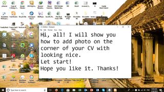 How to Insert Photo in Resume and CV - 2018