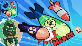 MERGE BOMBS 3D - Level Up Bomb (Satisfying Merge Game! ASMR)