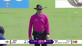 Fall of wickets by England