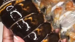 Lobster and Shrimp Spinach Grilled Cheese