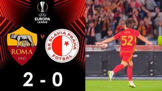 HIGHLIGHTS! AS ROMA 2-0 SLAVIA PRAHA | UEFA Europa League 2023/24