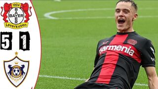HIGHLIGHTS! LEVERKUSEN 5-1 QARABAG | UEFA Europa League 2023/24 | big win with goal feast