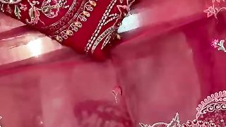 Ladies suit in red