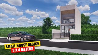Small Industrial House Design 12 Sqm (3 x 4 Meters)