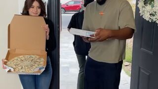 Pizza Delivery Driver Gets A Big Tip!