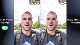 iPhone 14 pro max vs iPhone 13 pro max camera test