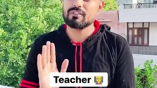Teacher vs student