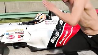 Man vs Formular car