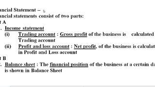 International Financial income statement (IFIS)